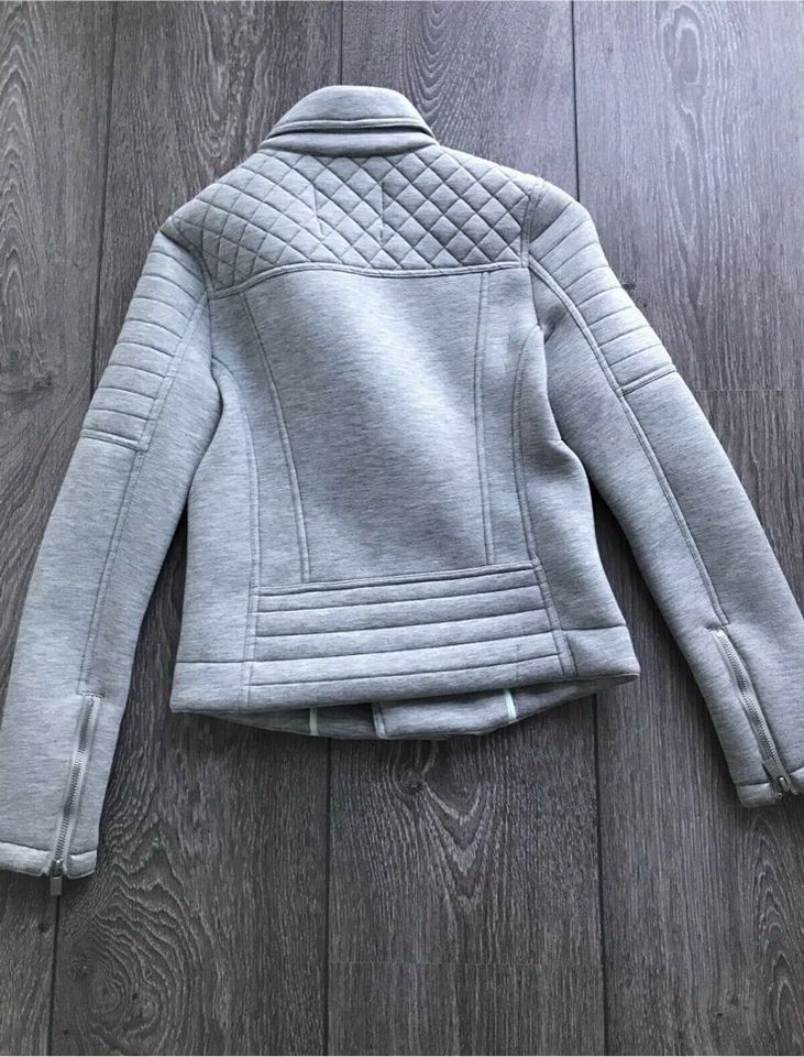 Maison Scotch & Soda Damen Übergangs Jacke Damen Biker Gr S grau in Brühl