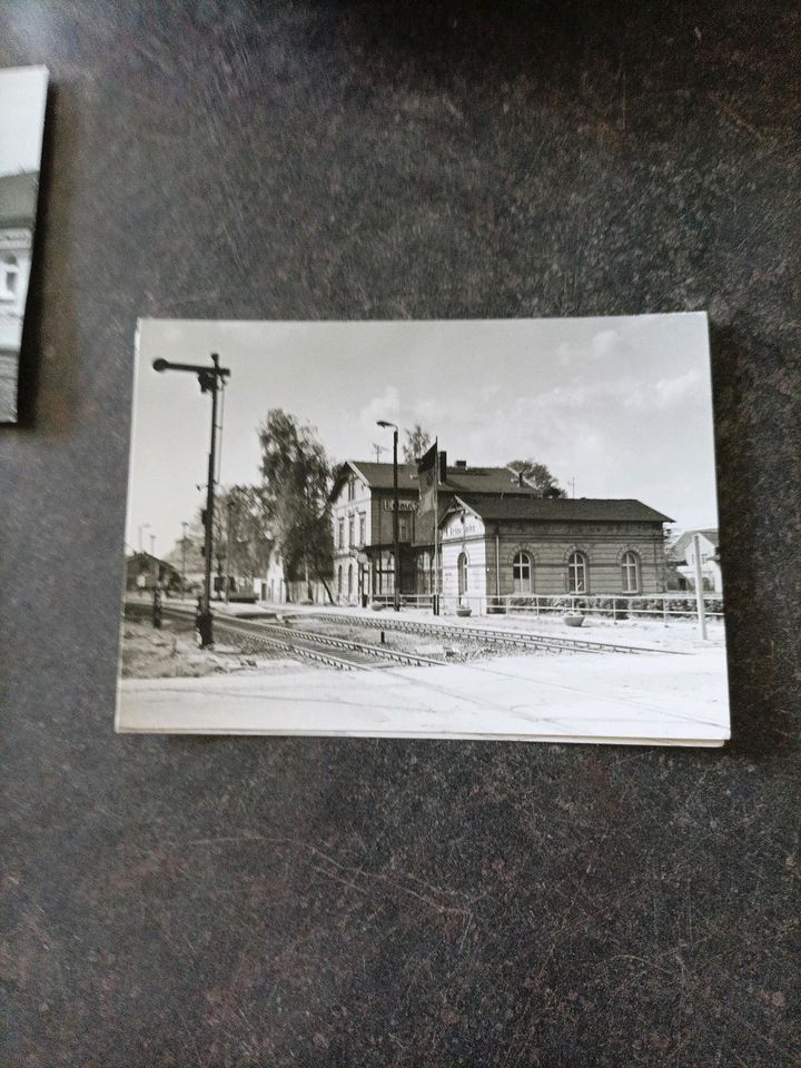 2 alte Bahnhöfe Mittweida, Erlau in Mittweida