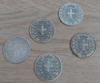5×5 Lire Vittorio Emanuele II Italien Silbermünzen Nordrhein-Westfalen - Bornheim Vorschau