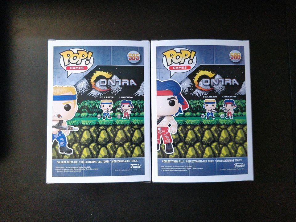 Funko Pop - Games - Contra 585 586 Bill Rizer Lance Bean in Büdelsdorf