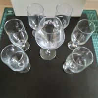 Biergläser-Set 6 x Tulpenform + 1 Sonderglas, schw. Glasmaterial Saarland - Schwalbach Vorschau