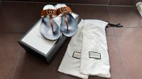 Gucci Zehensandalen Leder mit Doppel G Gr. 39 Cognac Rheinland-Pfalz - Remagen Vorschau