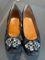 Schuhe Ballerina schwarz mit Schmuckstein Größe 38 von Gabor Bayern - Bruckmühl Vorschau