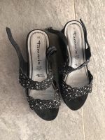 Tamaris Schuhe Sandalen Pumps schwarz 38 Leder Riemchen Brandenburg - Blankenfelde-Mahlow Vorschau