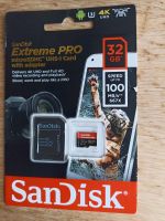 Sandisk Extreme Pro microsd Karte 32GB mit Adapter NEU Niedersachsen - Göttingen Vorschau