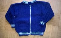 Strickjacke, Handarbeit, dunkelblau, Gr. 116/ 122 NEU Bayern - Gauting Vorschau