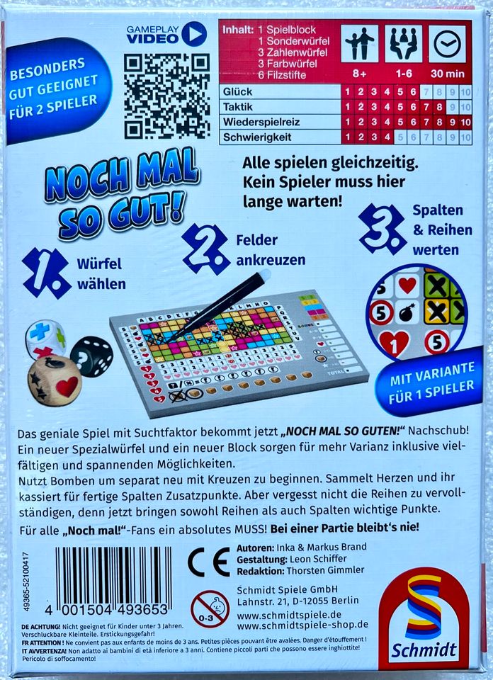 Noch mal so gut! - 49365 - Schmidt Spiele