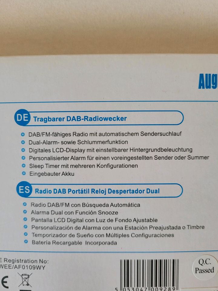 Radio dab+ klein, Aufladbar (integrierter Akku) in Rodgau