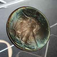 Patina - USA American Eagle Silber Münze 1 Dollar 1986 Bayern - Moosburg a.d. Isar Vorschau