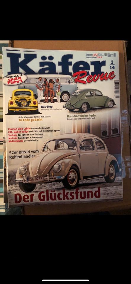 Diverse VW Classic Magazine und Käfer Revue Anzeige 2 in Holtgast