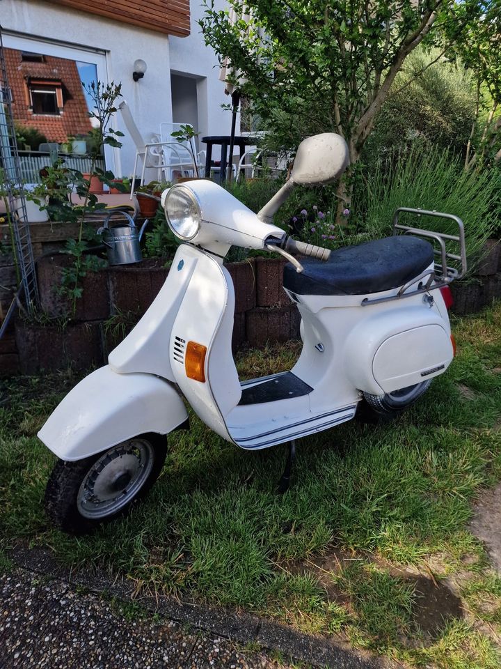 Vespa PK 50 XL 2 PK50 XL2 weiß/Creme Roller in Karlsruhe