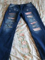 Jeans destroyed rose  unterlegte Stellen Gr.XL neu Nordrhein-Westfalen - Bornheim Vorschau