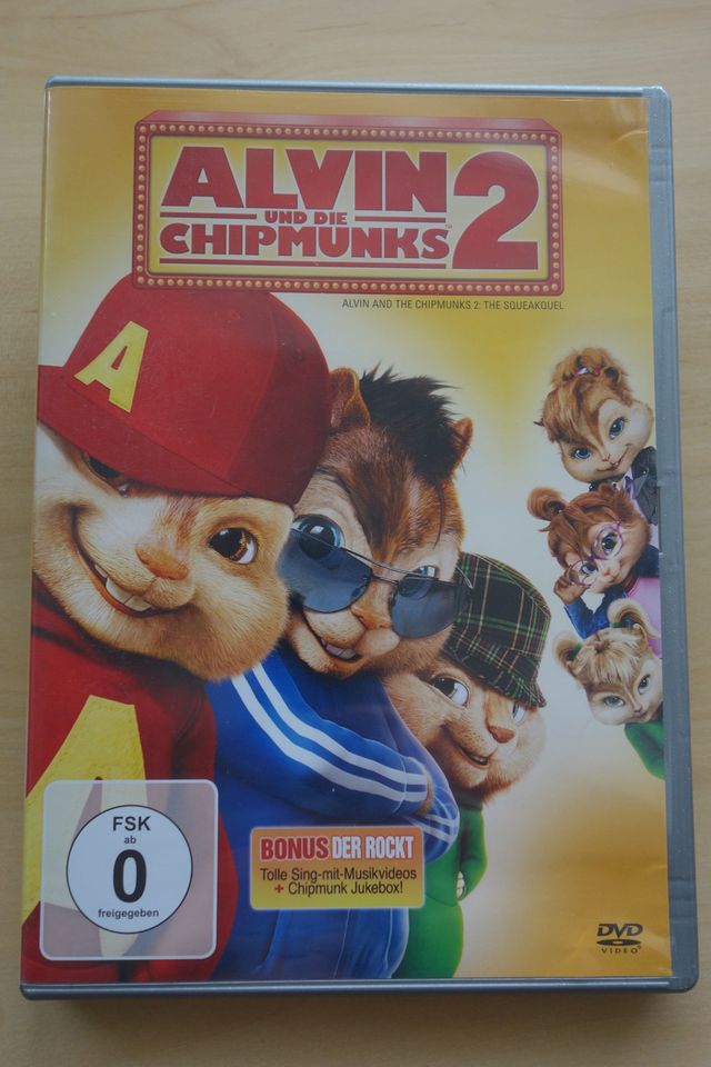 Drei Alvin und die Chipmunks DVD´s, FSK 0 in Weil am Rhein