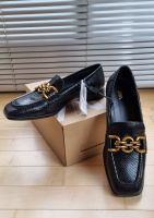 *ZARA* Echt Leder Mokassins Reptil Schwarz Gold 39 NP69,95€ NEU! Bayern - Ingolstadt Vorschau