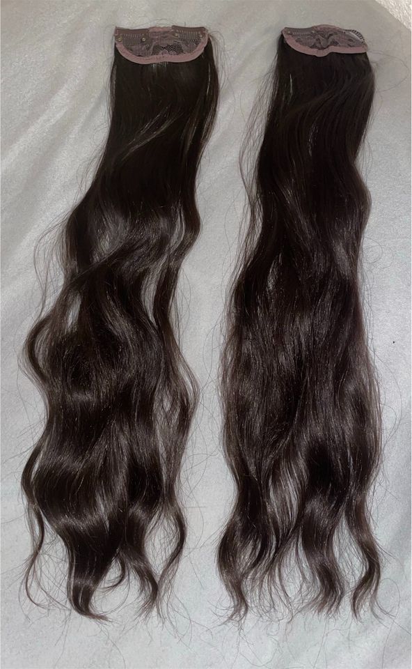 Haar Extensions - 4 teiliges Clip-in-Extensions - 55cm in Günzburg