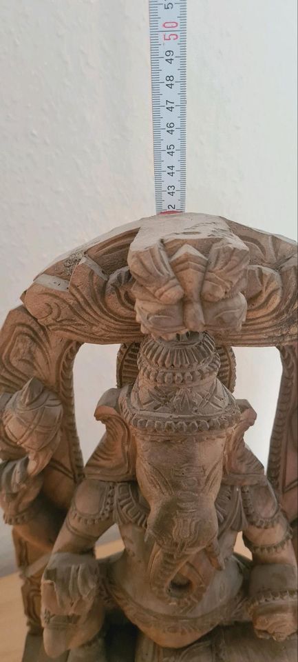Ganesha Holzfigur in Donauwörth