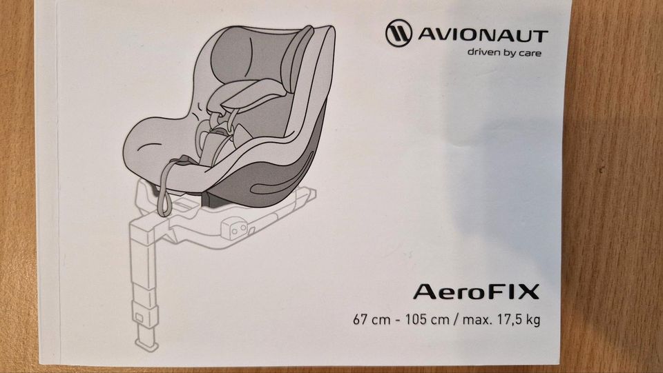 Kindersitz AVIONAUT AeroFIX Inkl. zwei ISOFIX Stationen in Schwelm