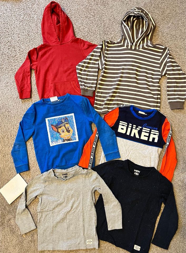 Pullover, Langarmshirts, Sweatshirts, Kinder, 122/128 in Wettin-Löbejün