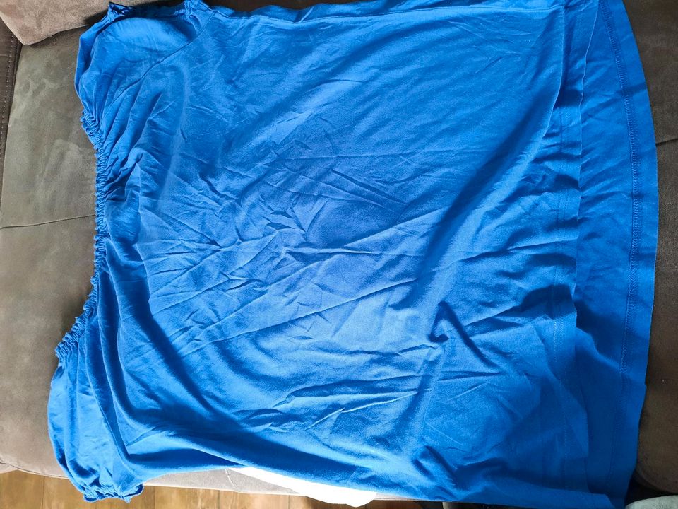 2x Shirts - T-Shirt - M - blau - weiß in Hirschaid