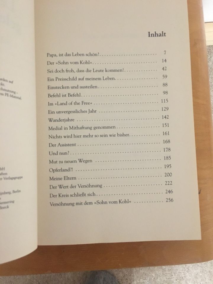 « Leben oder gelebt werden » Walter  Kohl neuwertig in Detmold