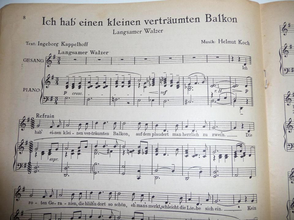 Notenalbum "Beschwingte Tanzrythmen für das Klavier" Band 1 in Ditzingen