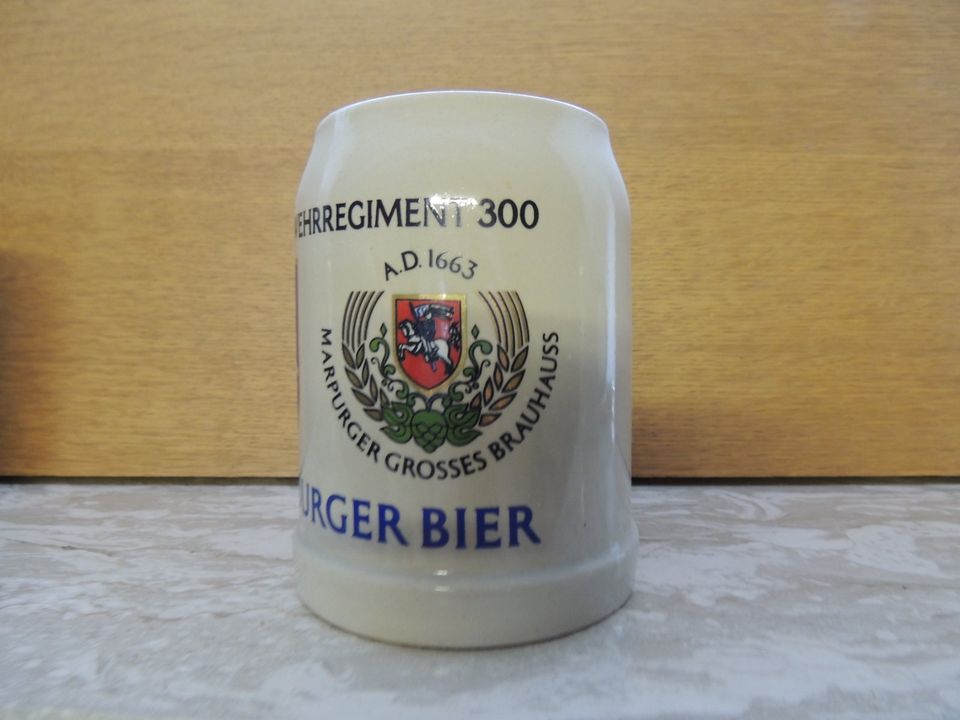 Bundeswehr Bierkrug in Rohr