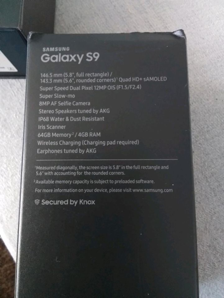 Samsung Galaxy S9 in Apen