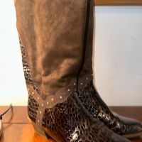 Stiefel Brunella Wildleder Kroko Cowboy Gr 40 Kr. München - Straßlach-Dingharting Vorschau