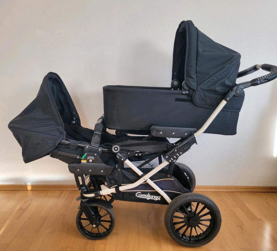 Emmaljunga, Kinderwagen, Zwillings/Geschwisterwagen in Langenargen