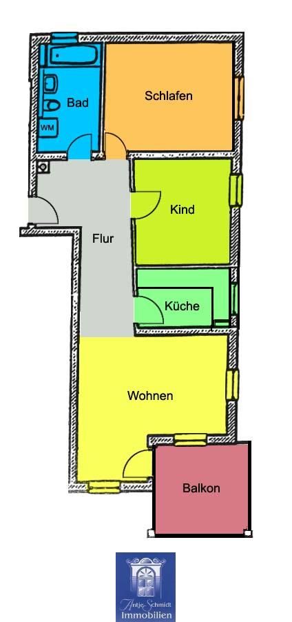 DAS GESUCHTE! Bezugsfreie Wohnung in ruhiger, grüner Lage mit sonnigem Balkon in Dresden