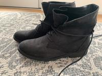 Stiefel schwarz ungefüttert 36 Brandenburg - Schraden Vorschau