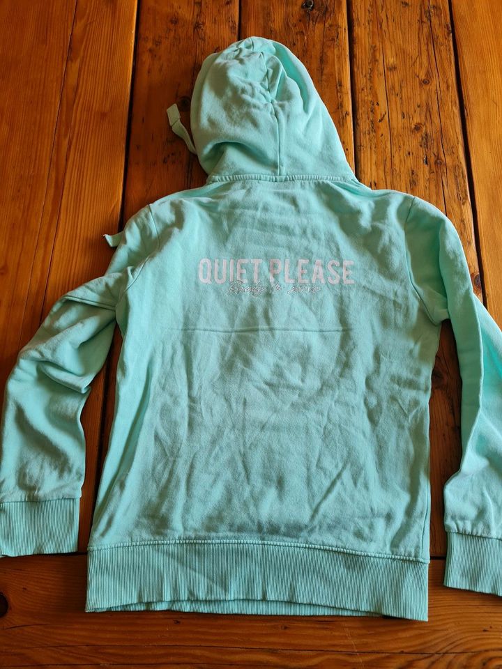 Quiet please hoodie hoody gr M türkis pullover neuwertig in Oldenburg