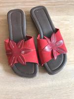 Damen Clogs Sandalen Sommer ESPRIT 37 rot Blume TOP Bayern - Landshut Vorschau