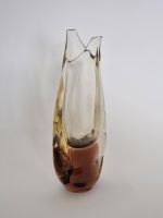 Vintage ZBS Glasvase / Vase braun - Miroslav Klinger Leipzig - Schleußig Vorschau