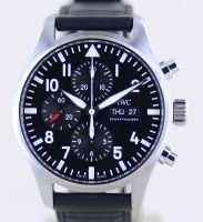 IWC Uhr Fliegeruhr Pilot's watch Day Date Chronograph 43mm black Nordrhein-Westfalen - Langenfeld Vorschau