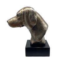 Hund Statue 11 Weimaraner Bronze Harz Skulptur Figur Hessen - Karben Vorschau