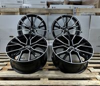 Avus AF18 22 Zoll Felgen für Seat VW Porsche Touareg Tiguan Tarraco NS 5N R RLine R Line Macan 95B CR Allspace R-Line S GTS Turbo Sommerräder Winterräder schwarz poliert 9x22 10x22 5x112 NEU ABE Baden-Württemberg - Neckarsulm Vorschau