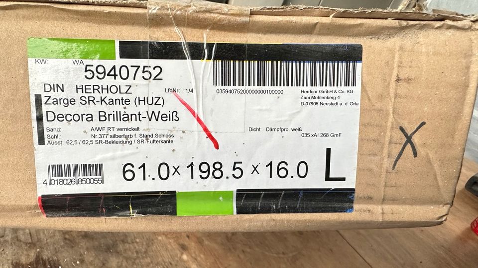 Zimmer Tür Zarge neu original verpackt 3 Stück in Weinstadt