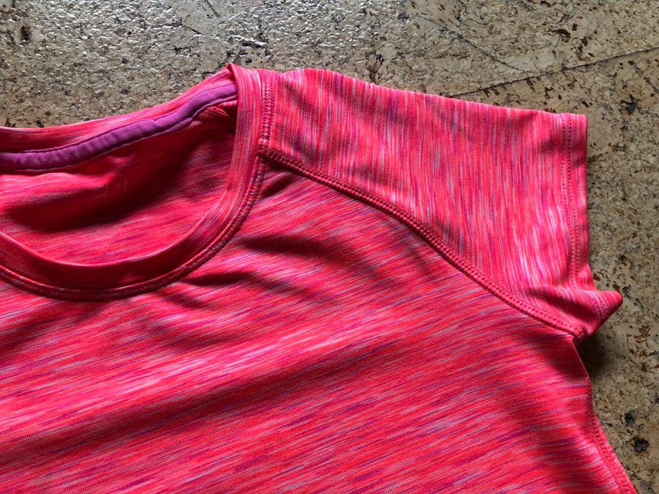 ❤️ H&M Mädchen Sport Shirt Gr.128 134 140 Neon rosa in Nürnberg (Mittelfr)