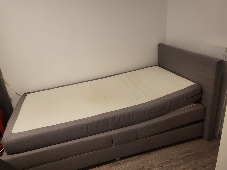 Boxspringbett 90x200 cm elektrisch mit Fernbedienung in Bremen