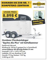 Humbaur Equitos Alu Plus Pferdeanhänger mit Sattelkammer ☆AKTION☆ Bayern - Landsberg (Lech) Vorschau