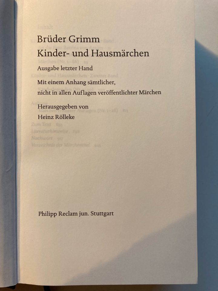 Brüder Grimm: Kinder- und Hausmärchen in Mühltal 