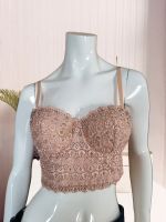 Damen Strass Bustier Korsett Spitzen Trägertop nude Größe 38 Bayern - Dillingen (Donau) Vorschau