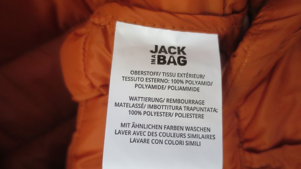 Herrenstepp-Jacke orange von Jack Bag in Größe 54 in Eching (Kr Freising)