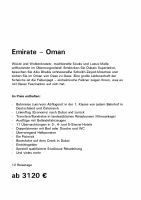 Emirate – Oman | 12 Reisetage ab 3.120 € Dresden - Pieschen Vorschau