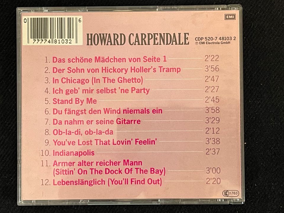 Howard Carpendale  Starportrait CD  Guter Zustand !! in Pulheim