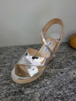 Wedges aus Nappaleder in Silber mit Metallic-Optik - Jimmy Choo Hessen - Grebenhain Vorschau