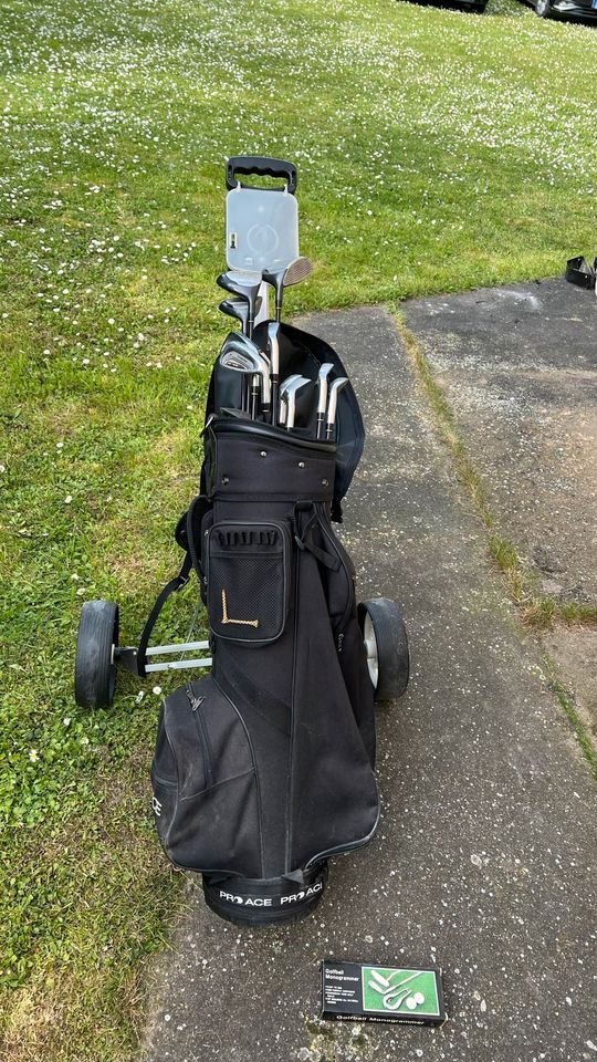 ProAce Golf trolley inkl schläger, Bällen, Handschuhe (L), … in Pfaffen-Schwabenheim