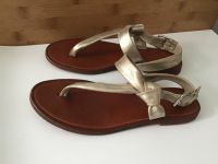 H&M Premium Echtleder Sandalen Gold gr 40 ( ausgezeichnet 42) Bayern - Fürstenfeldbruck Vorschau