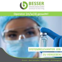Operator (m/w/d) gesucht - NL Bad Salzuflen Nordrhein-Westfalen - Halle (Westfalen) Vorschau